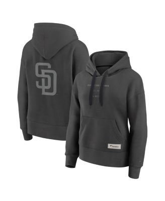 Fanatics - Women's Charcoal San Diego Padres Elements Future Ground Subtle Tonal Pullover Hoodie
