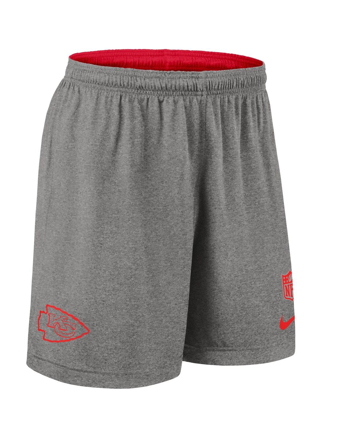 Nike Men's Red Kansas City Chiefs Sideline Reversible Performance Shorts In Multi