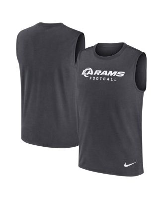 Nike - Men's Charcoal Los Angeles Rams Primetime Legend Performance Muscle Tank Top