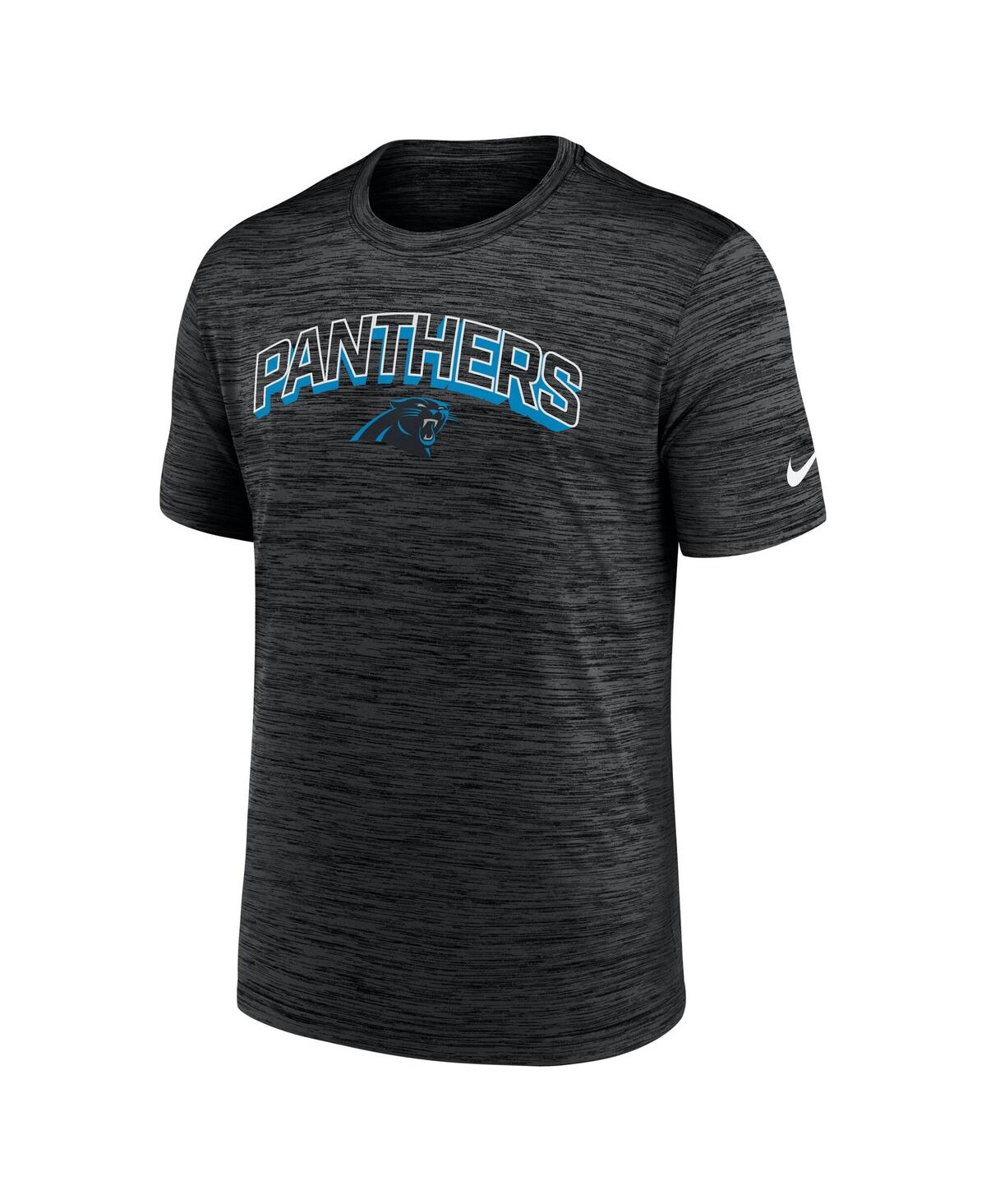 Nike Men's Black Carolina Panthers Velocity Performance T-shirt In Black