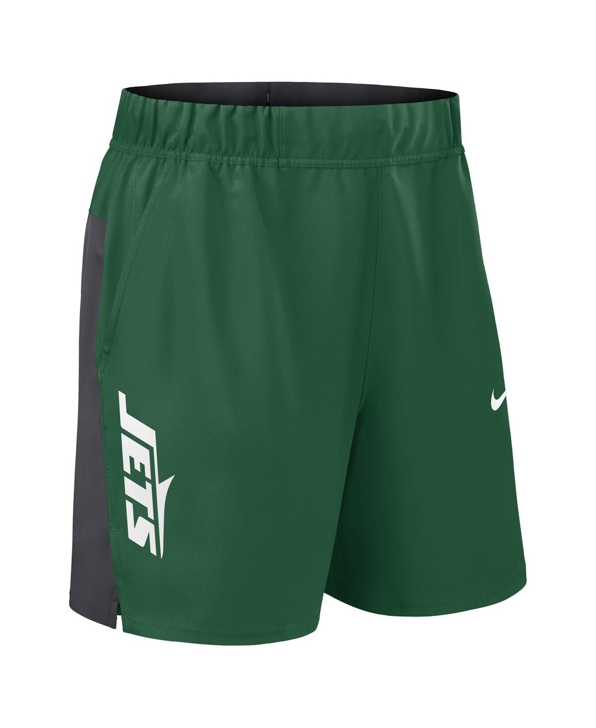 Nike Green New York Jets Woven Victory Performance Shorts In Green