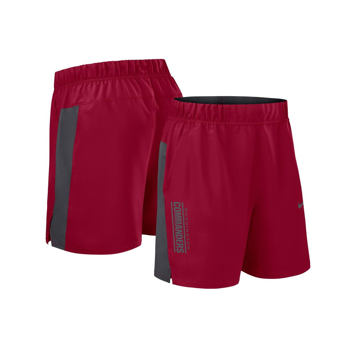 Men's Burgundy Washington Commanders Woven Victory Performance Shorts