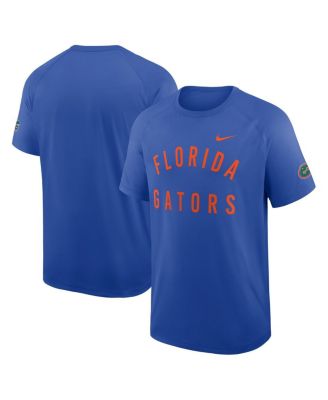Nike - Men's Royal Florida Gators Ready Raglan Premium Performance T-Shirt