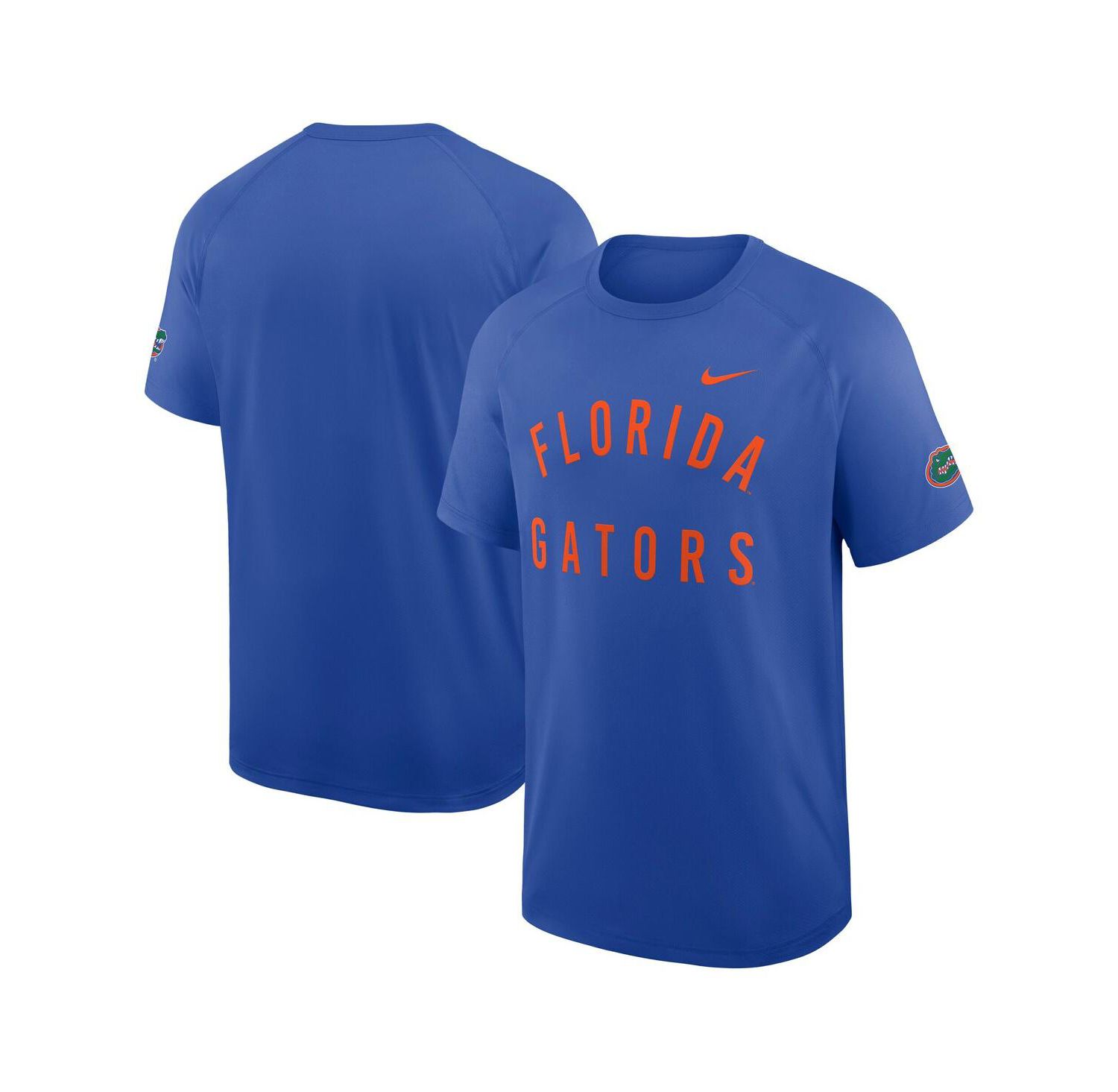 Men's Royal Florida Gators Ready Raglan Premium Performance T-Shirt