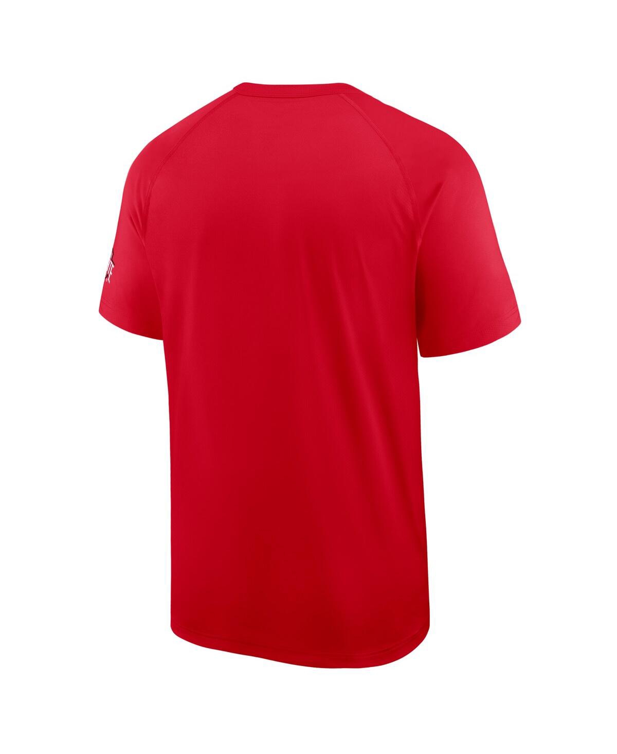 Nike Ohio State Premium Performance  Men's Dri-fit College T-shirt In Red