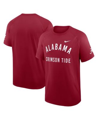 Nike - Men's Crimson Alabama Crimson Tide Ready Raglan Premium Performance T-Shirt