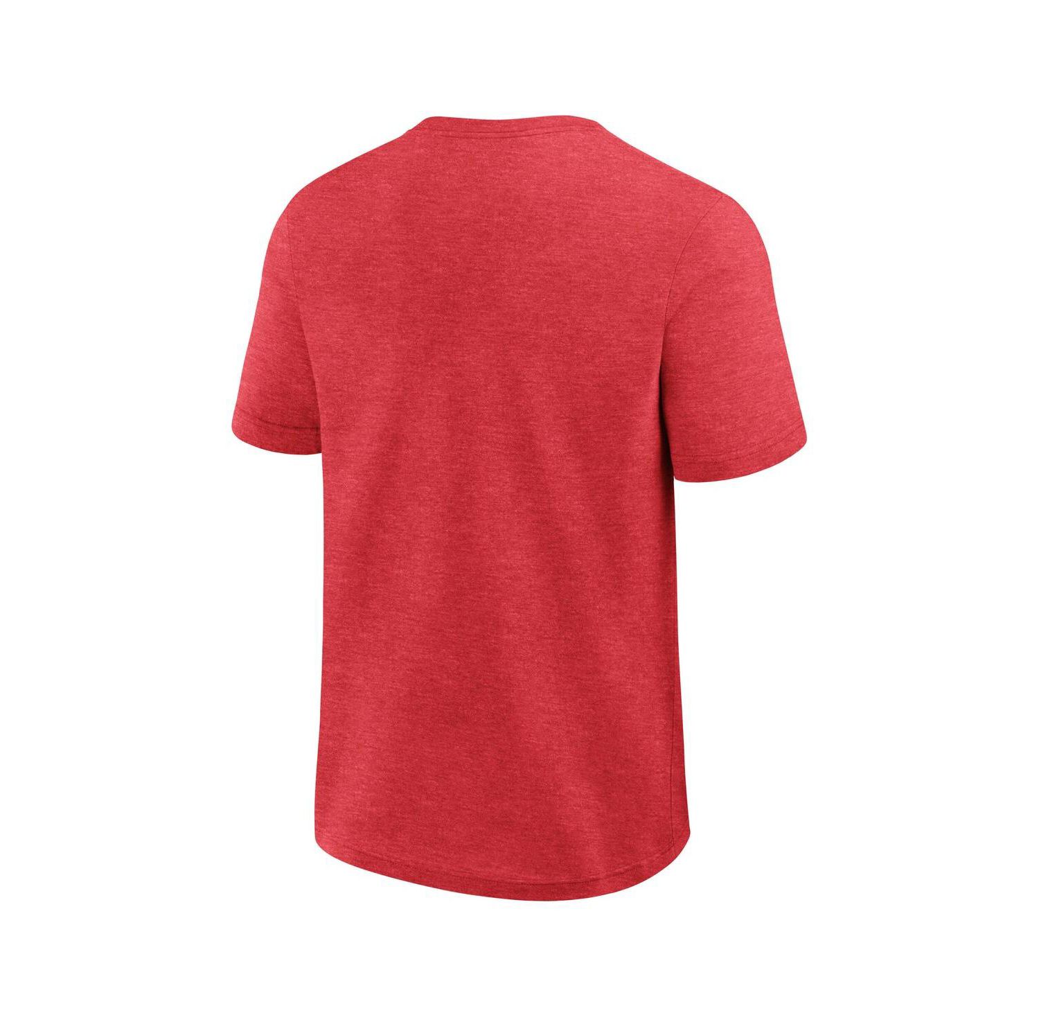 Men's Heather Red Minnesota Twins Top Notch T-Shirt