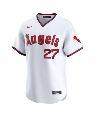 Men's Mike Trout White Los Angeles Angels Alternate Limited Jersey
