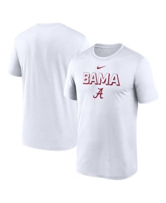 Nike - Men's White Alabama Crimson Tide 2025 Sideline Legend Performance T-Shirt