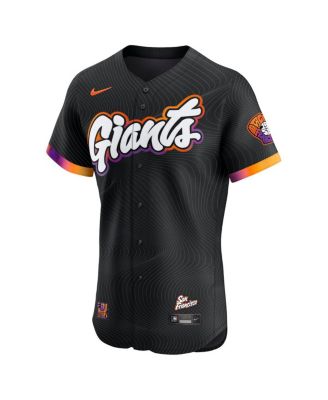 Men's Anthracite San Francisco Giants 2025 City Connect Elite Jersey