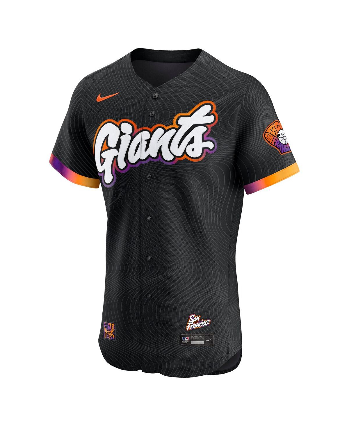 Nike Men's Anthracite San Francisco Giants 2025 City Connect Elite Jersey
