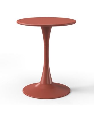 Playa 23.5" Round Indoor/Outdoor Metal Dining Table