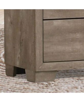 Dawson 5-Drawer Wooden Chest Dresser for Entryway, Bedroom, Light Brown