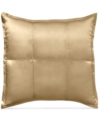 Donna Karan Silk Quilted Throw - Macy's