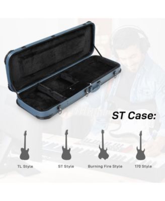 Electric Guitar Hard Case for Stratocaster ST Tele Guitar Hard Shell Lockable