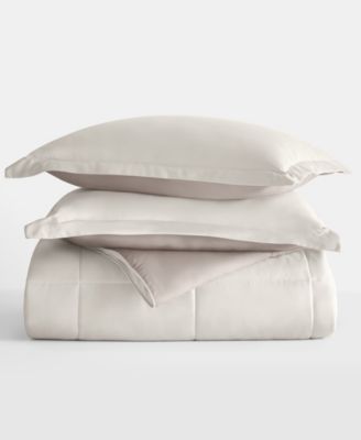 All Season Lightweight Down Alternative Reversible 3-Pc. Comforter Set, Full/Queen