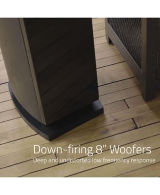 Reference High Performance 3-Way Floorstanding Loudspeakers with Down-firing 8" Subwoofers