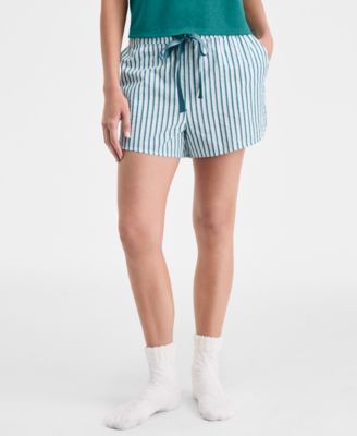 Stripe Seersucker Drawstring Shorts XS-3X, Exclusively for Macy's