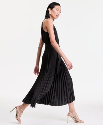 Women's Pleated Halter Dress, Exclusively at Macy's