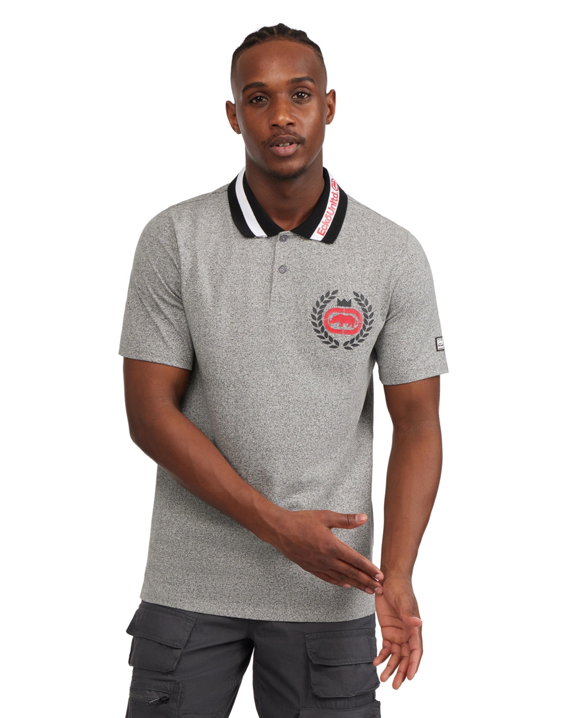 Men's Best Of Short Sleeve Polo Shirt - Marled gray