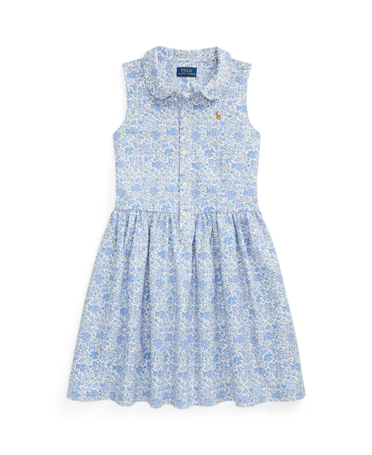 Polo Ralph Lauren Kids' Floral Sleeveless Cotton Dress