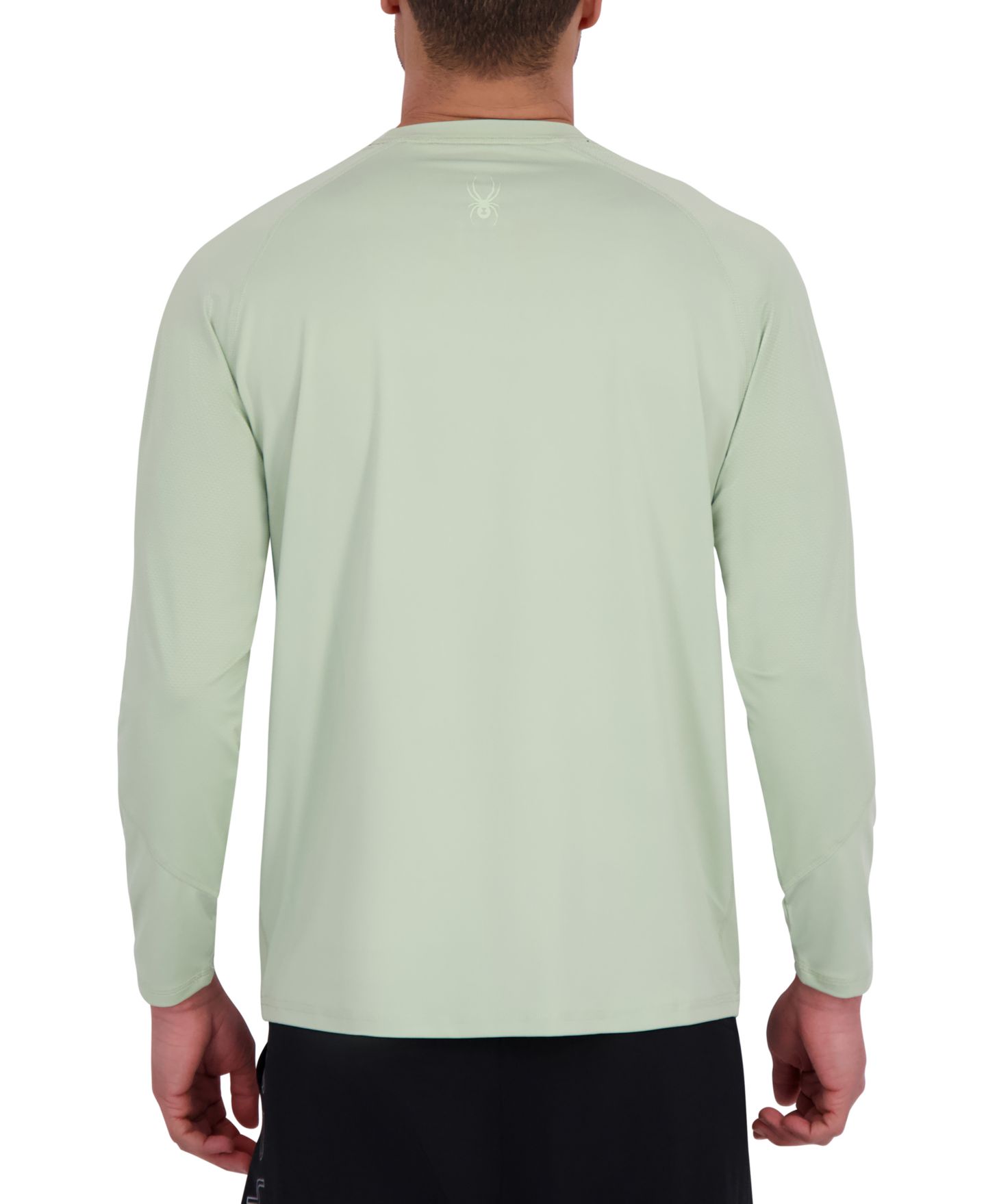 Мужская рубашка Spyder Long Sleeve Waffle-Knit Crewneck Swim Shirt, цвет: Laurel — фото 2