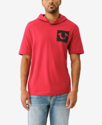 Men's Short Sleeve Hooded T-Shirt