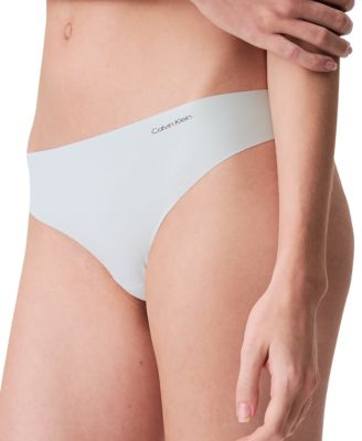 Women's Invisibles Microfiber Stretch Thong Underwear D3428