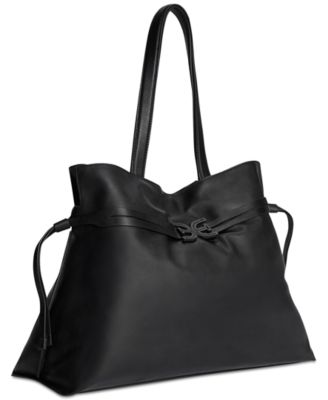 Poppy Extra Large Leather Drawstring Tote