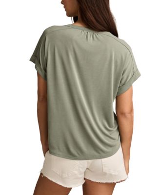 Women's Sandwash Short Sleeve Button Front Shirt