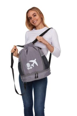 Perfect Personal Travel Go Bag- Gray