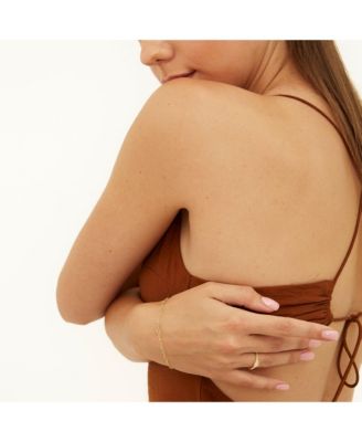 Love Heart Sterling Silver Chain Bracelet