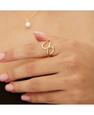 Intercepting Circles New Sterling Silver Ring