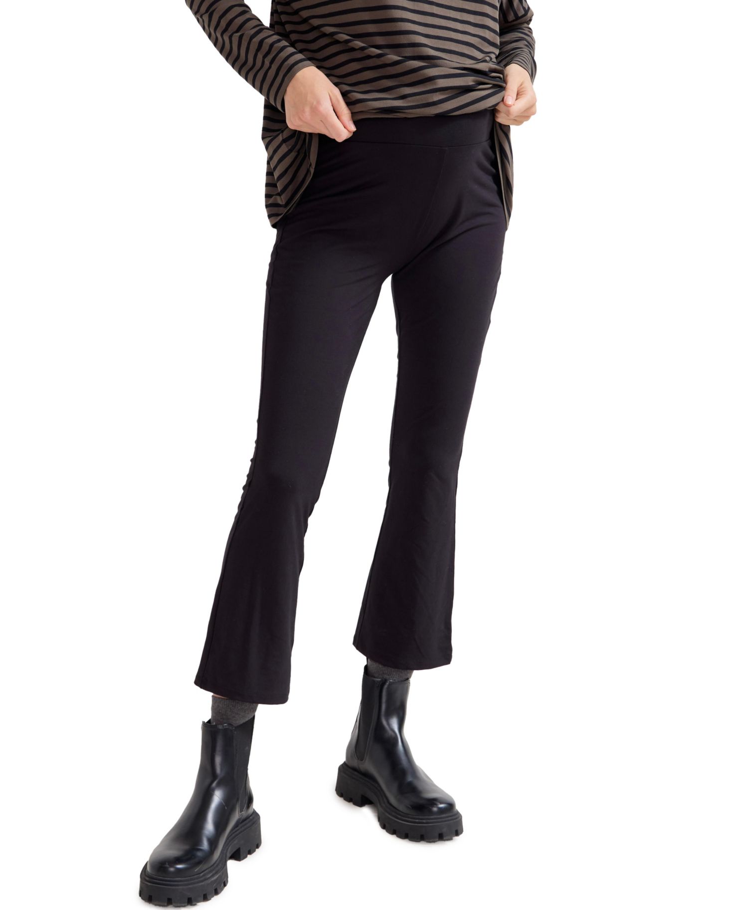Maternity The Ultimate Over the Bump Crop Flare Legging