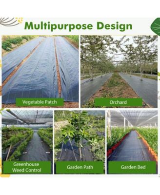 4 x 250 Feet Weed Barrier Landscape Fabric