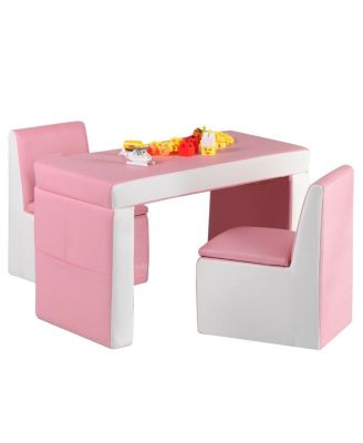 Multi-functional Kids Sofa Table Chair Set