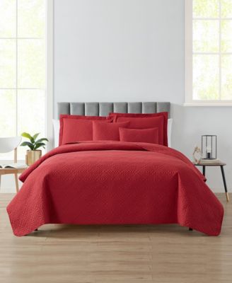 Diamond Embossed 5-Pc. Quilt Set, King/California King