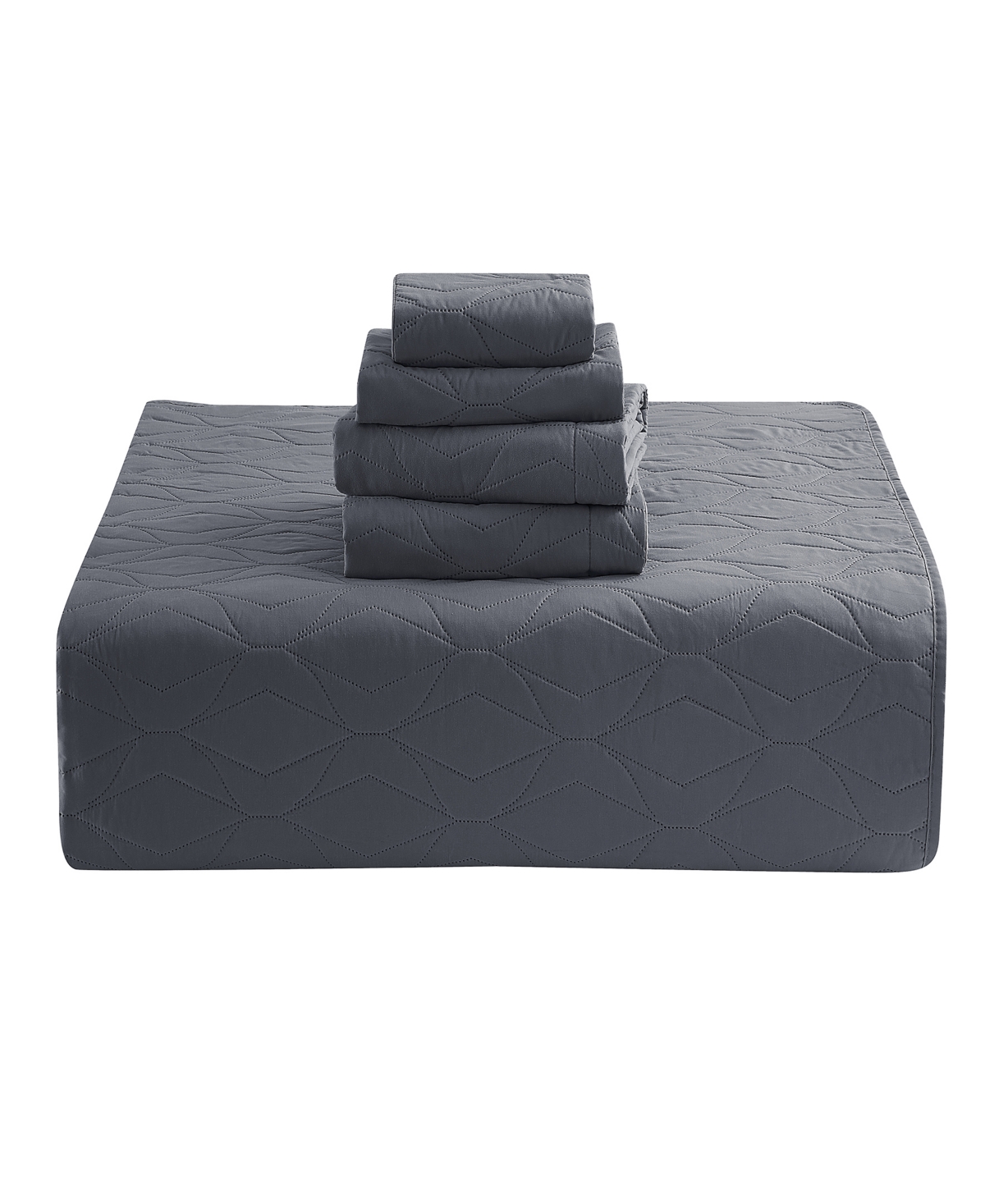 Nestl Ellipse Embossed 4-pc. Quilt Set, Twin/twin Xl