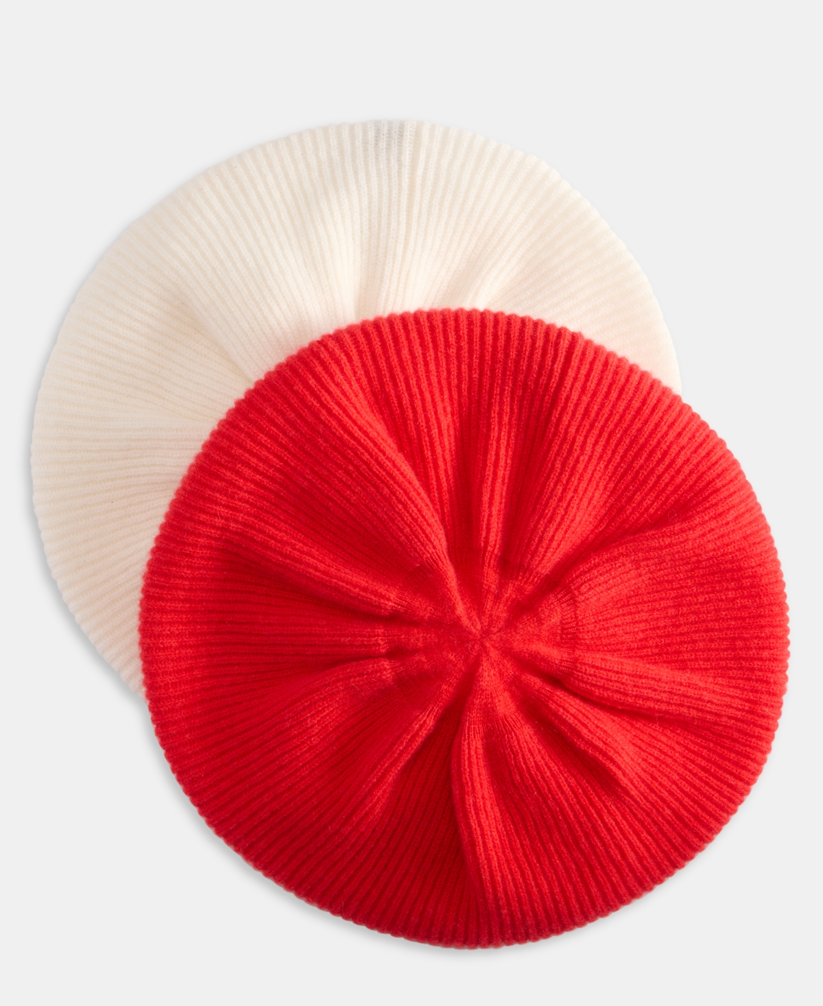 Charter Club Cashmere Knit Beret, Created For Macy's In Red