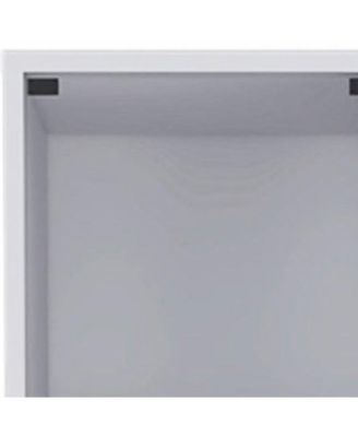 Bathroom Storage Cabinet with Glass Door and Sliding Drawers