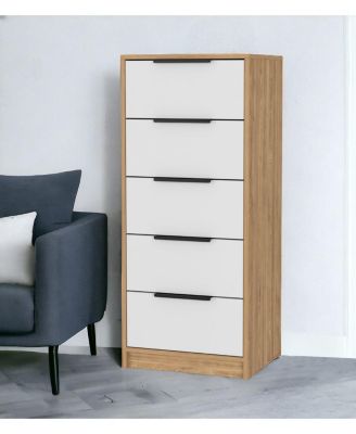 Five Drawer Standard Chest for Bedroom Storage and Organization