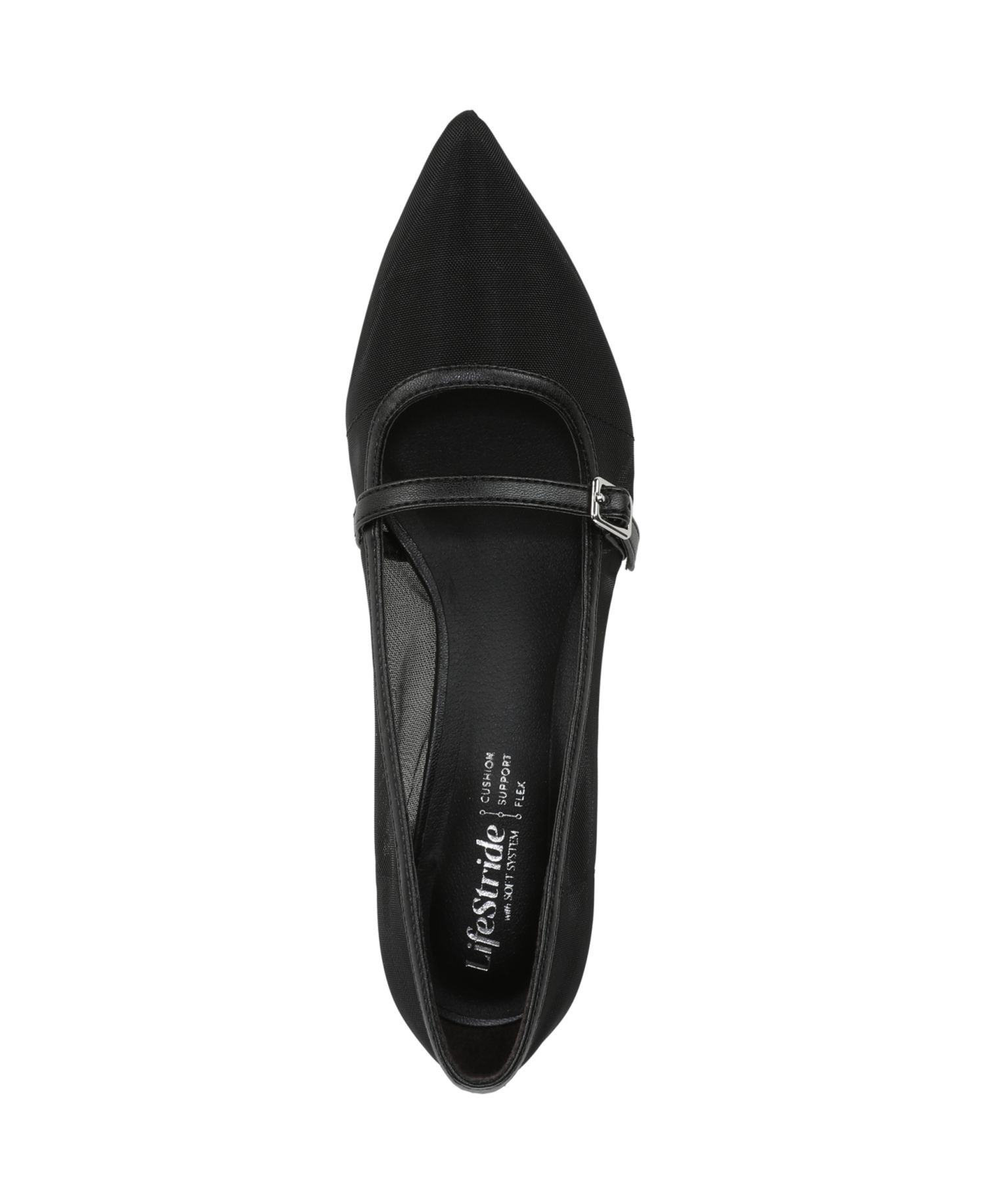 Women's Madelyn Mary Jane Pointed Toe Kitten Heel Pumps