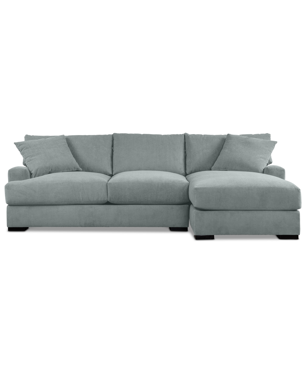 Macy's Rhyder 2-pc. Fabric Chaise Sectional, Exclusively At