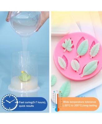 Silicone Mold Making Kit, 2.32lb(37oz) Super Elastic Liquid Silicone Rubber Fast Cure Soft Mold Making for Casting Resin, Candle, Soap Molds