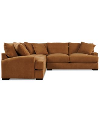 Rhyder 3-Pc. Fabric L Sectional, Exclusively at Macy's