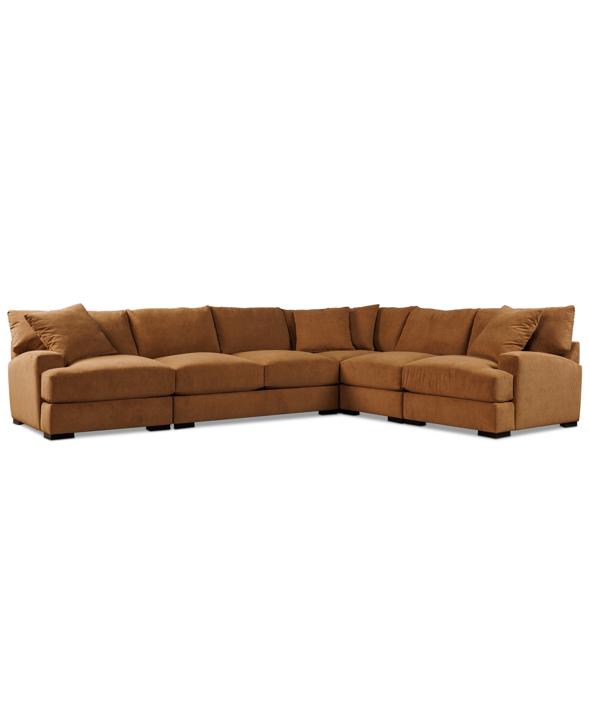 Macy's Rhyder 143" 5-pc. Fabric L Sectional, Exclusively At