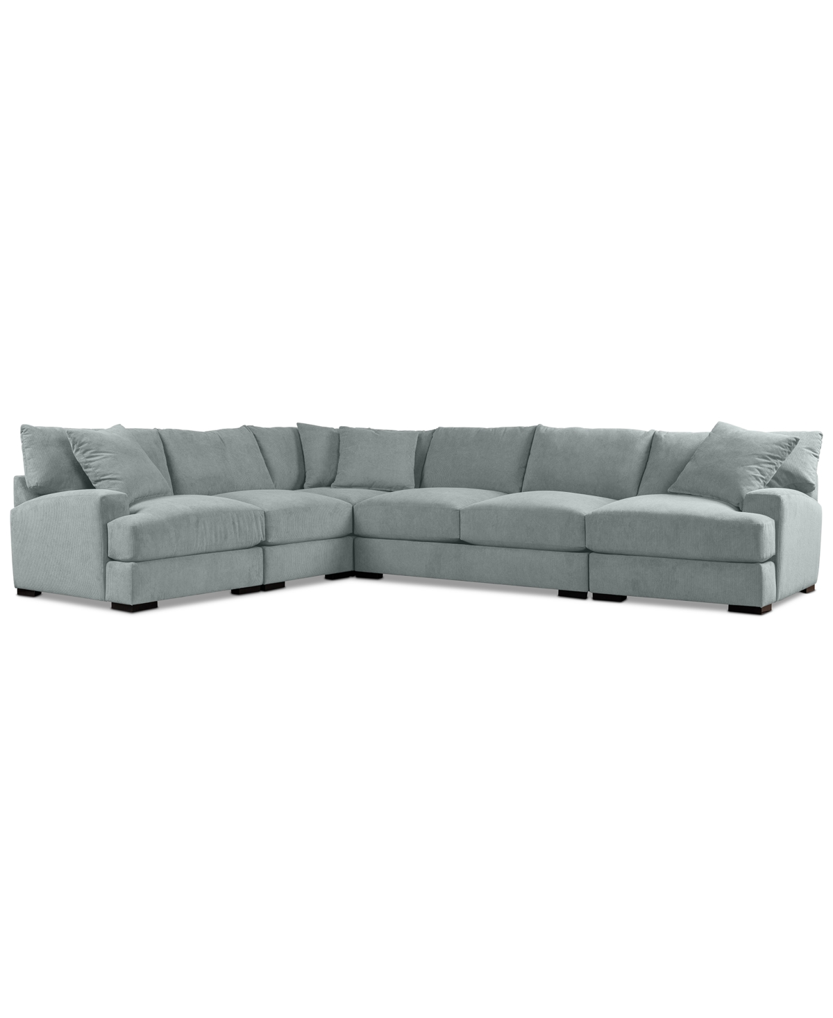 Macy's Rhyder 143" 5-pc. Fabric L Sectional, Exclusively At