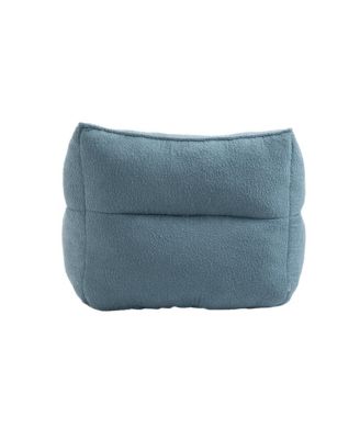 Durable Comfort Lounger: Bean Bag Sofa & Footstool Combo