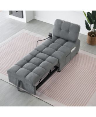 40.20 inches long, Teddy Sofa Fabric,a  convertible sofa-cum-bed, for Apartment Office Living Room