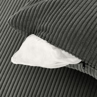 Corduroy Sofa Set with Storage, Cup Holders & Charging Ports